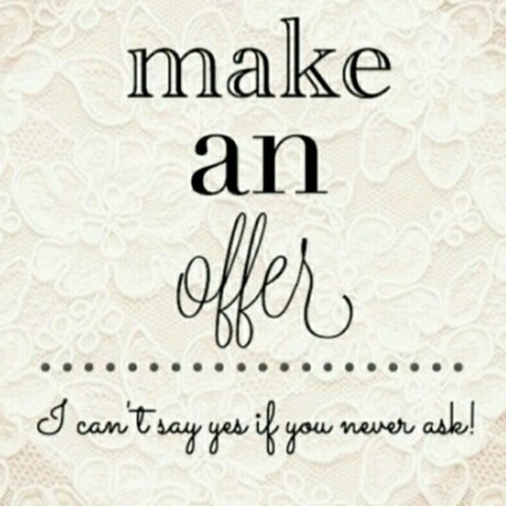 MAKE AN OFFER! =)